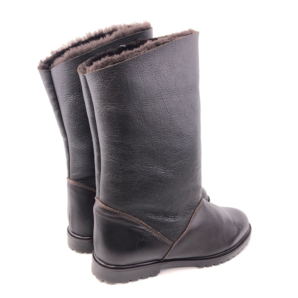 La Canadienne Brown Leather Winter Boots 8.5M - Picture 6 of 13